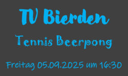 Tennis Beerpong am 05.09.25 um 16:30